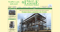Desktop Screenshot of lesenie-bukovic.sk